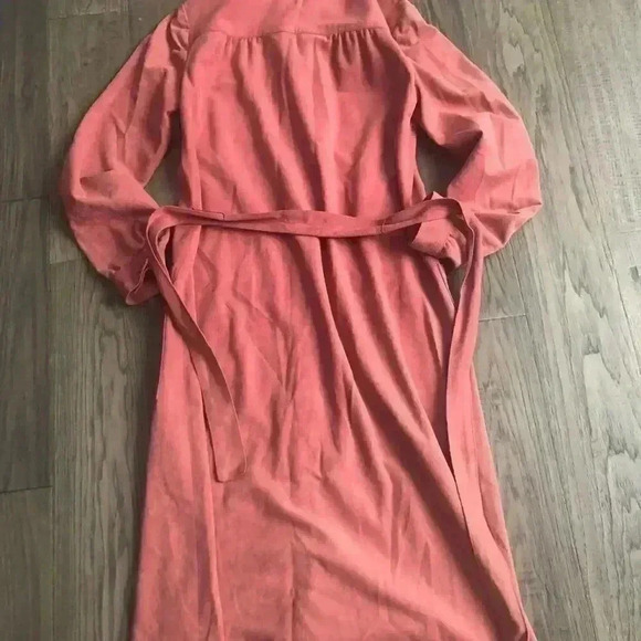 🔥sportrite🔥 | Vintage 1960’s  Arnel triacetate fabric blush pink trench coat - Picture 8 of 16